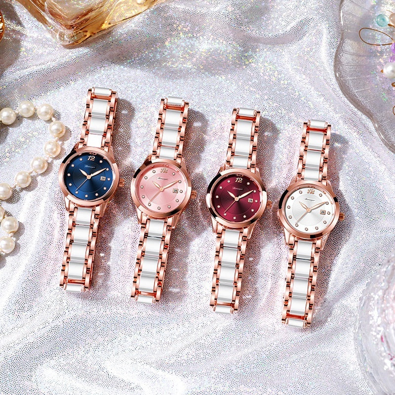 Best-selling Womens Watch A Stylish Water-resistant Ceramic Timepiece With A Minimalist Design