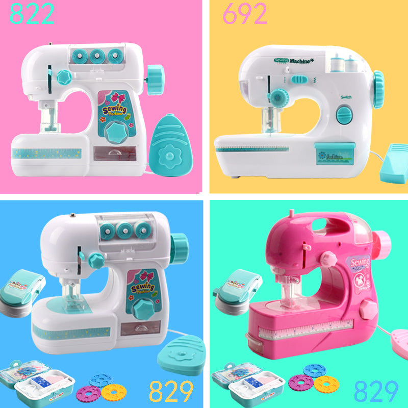 Girls' Electric Sewing Machine Small Household Appliances Toys Children's Playhouse Set Toys