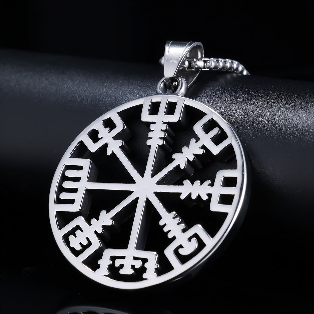 Runic Personality Retro Fashion Titanium Steel Pendant