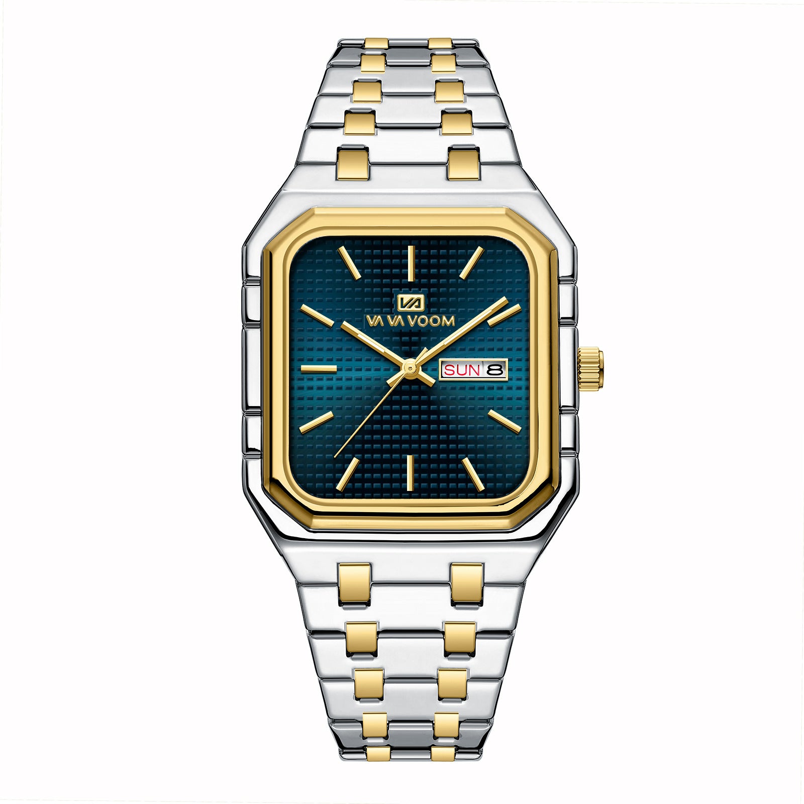 Mens Casual Stylish Luminous Square Watch