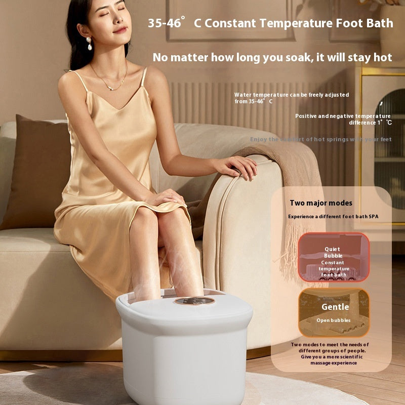 110V Foot Bath Tub Fantastic Foot Warming Appliance Three-dimensional Foot Bath Barrel