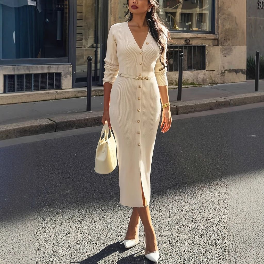 Fashionable Minimalist And Slim Fit Womens Dress