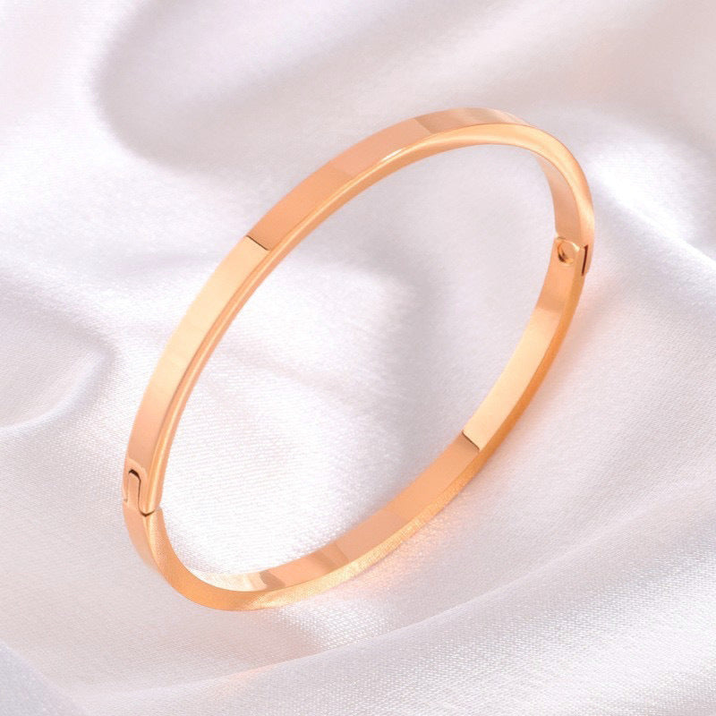 Stainless Steel DIY Engraved Name Trendy European And American-style Bracelet