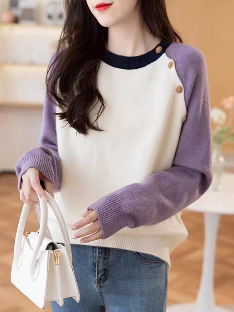Womens Sweater With A Relaxed Designer-inspired Knit Top