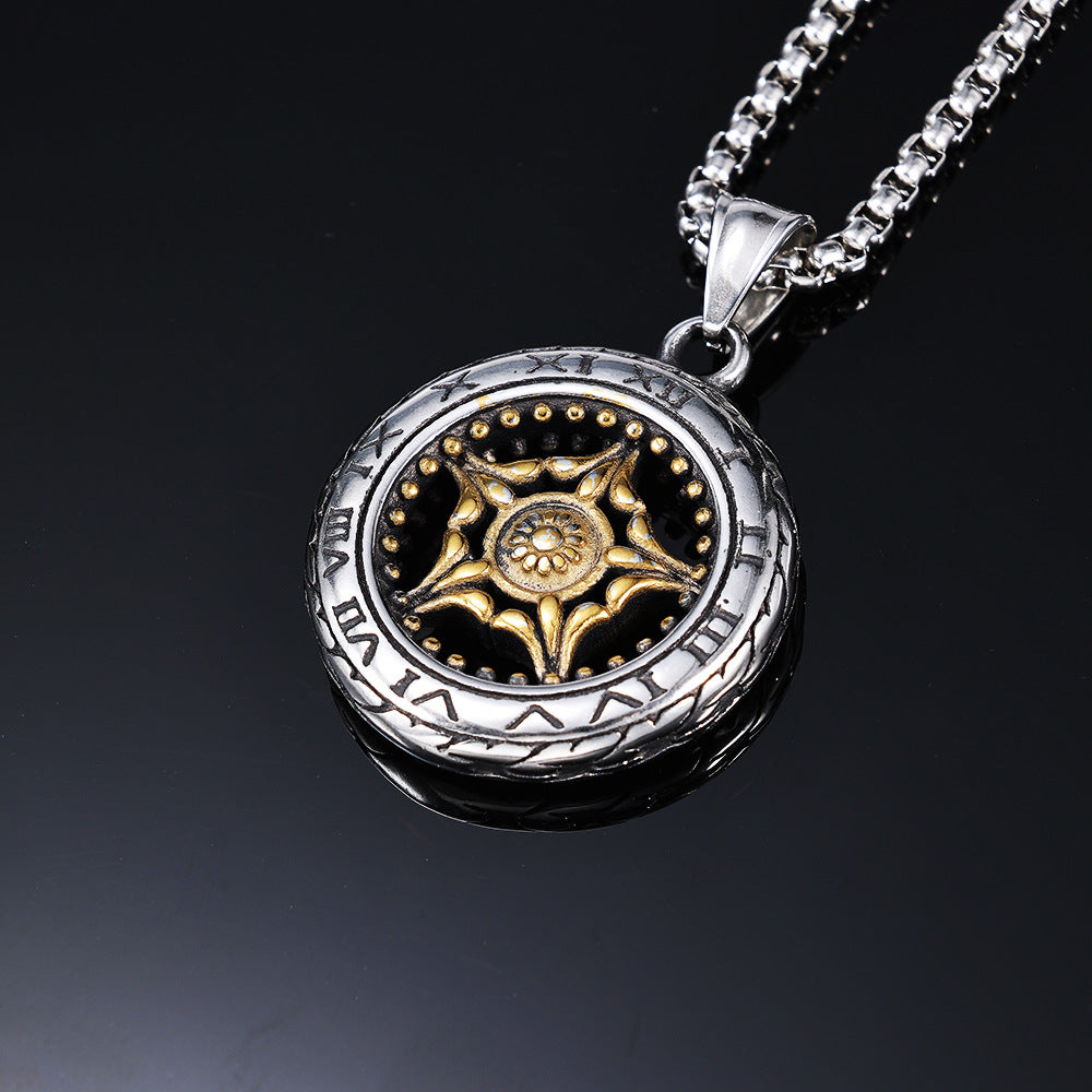 Fashionable Minimalist Retro Designed Alloy Pendant
