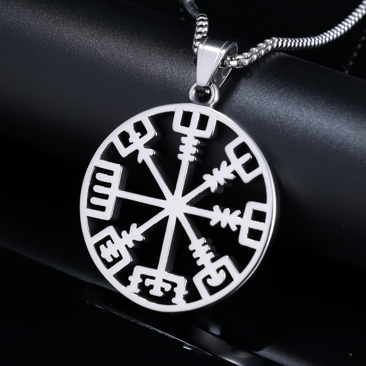 Runic Personality Retro Fashion Titanium Steel Pendant