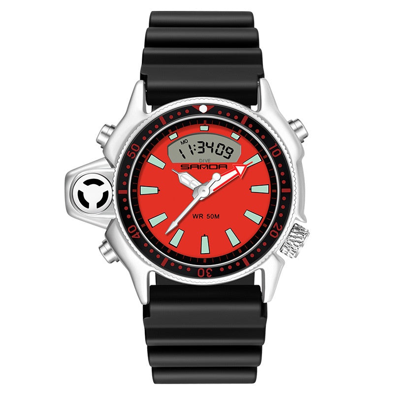 Sports Multifunctional Outdoor Waterproof Large Dial Watch