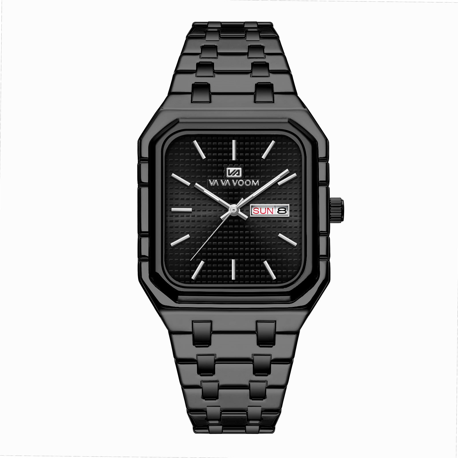 Mens Casual Stylish Luminous Square Watch