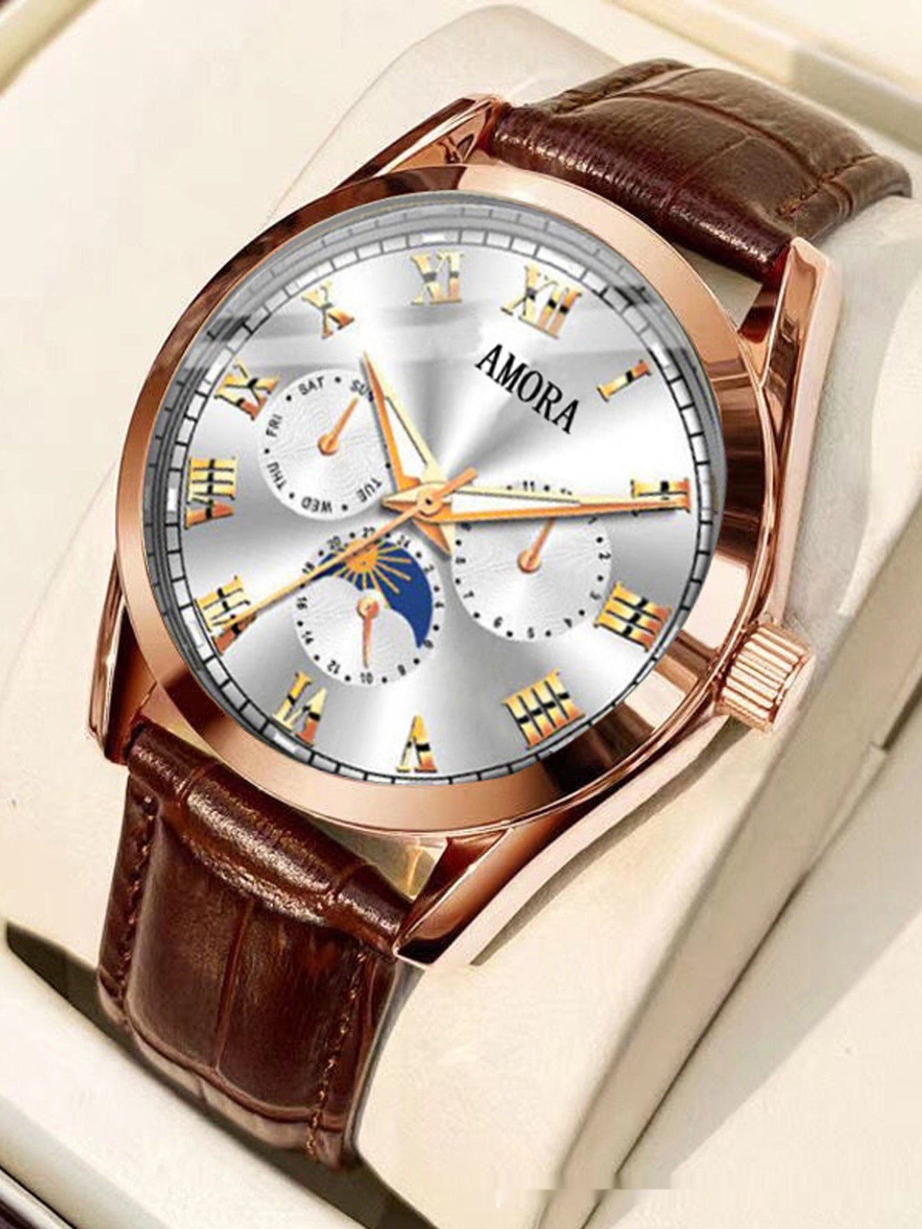 Luminous Quartz Nonmechanical Watch With Water Resistance
