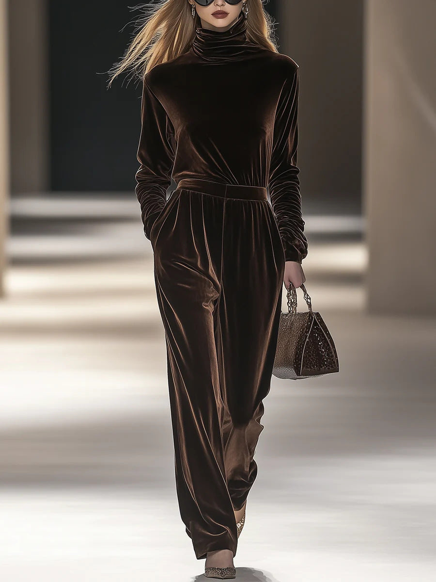 Stylish Minimalist And Relaxed Fit Womens Long Sleeve Set