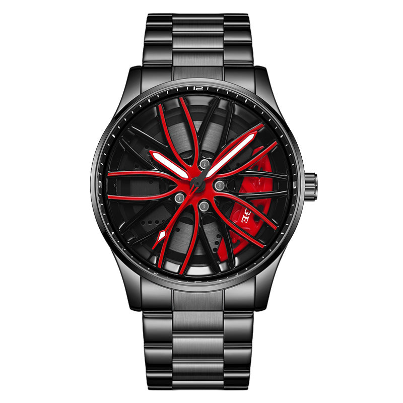 Rotating Dial Watch With A Hollowed-out Design