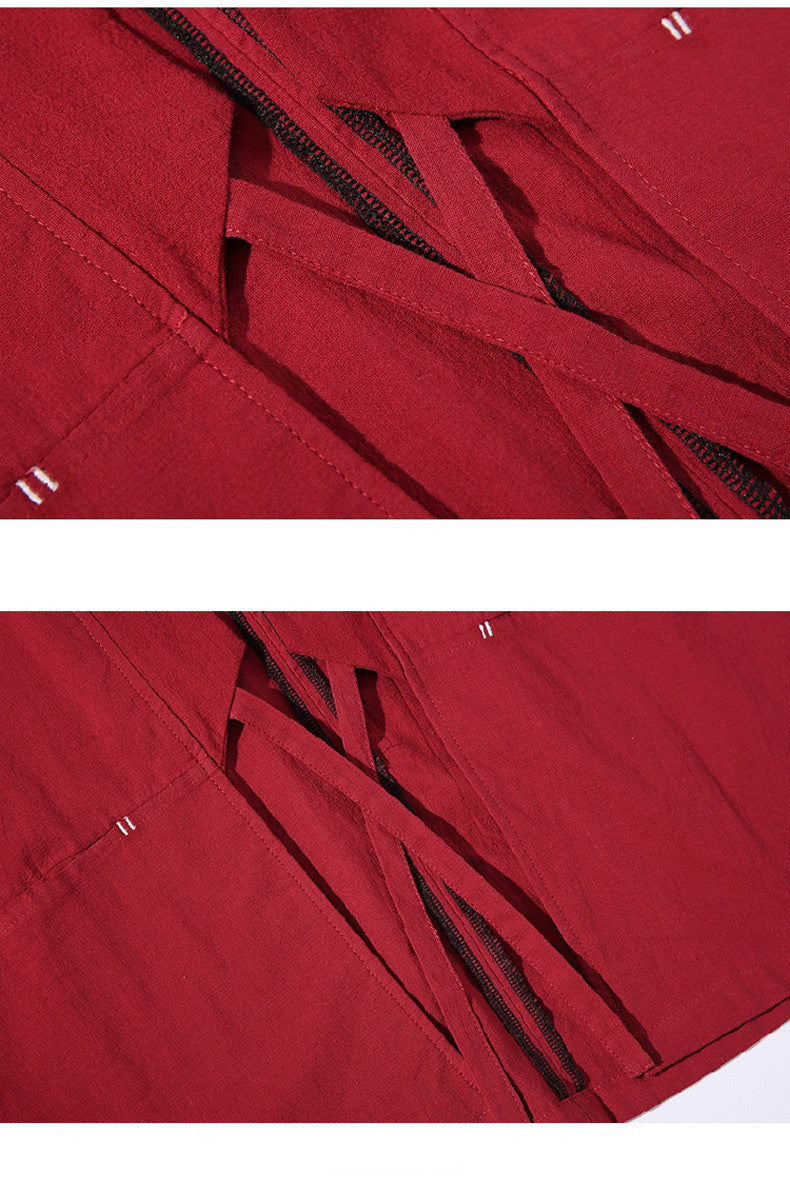 Short Cape 7 / 4 sleeve road Robe