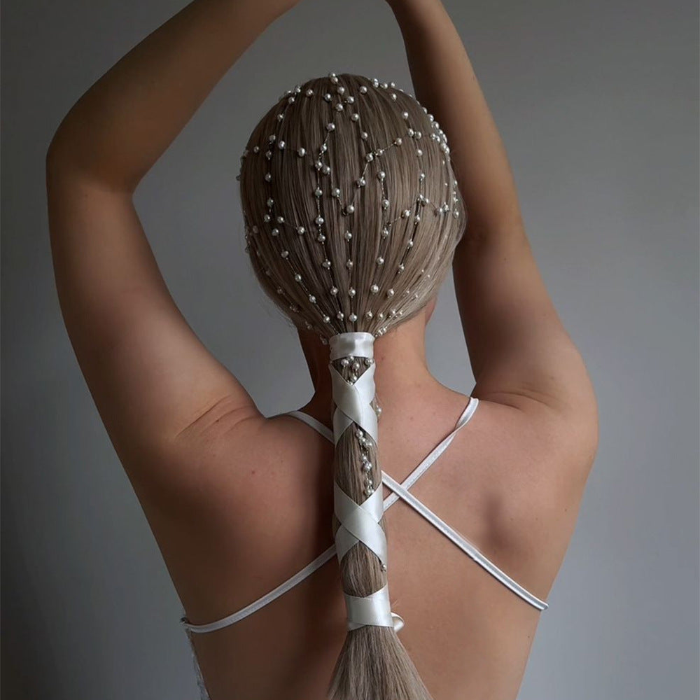 High-end Pearl Hairband Accessory For Formal Dresses
