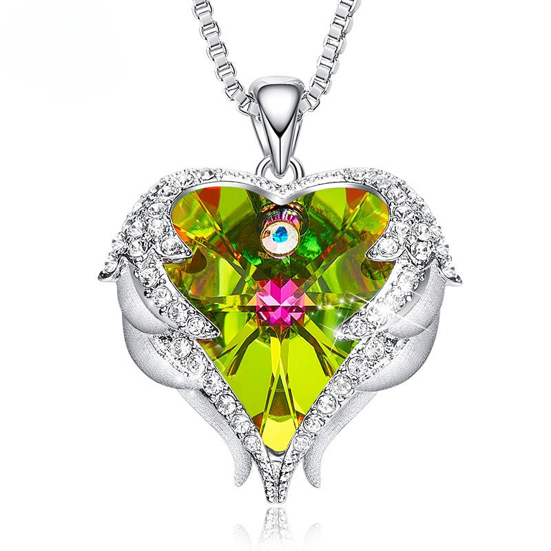 Heart Of The Ocean Necklace Angel Wings