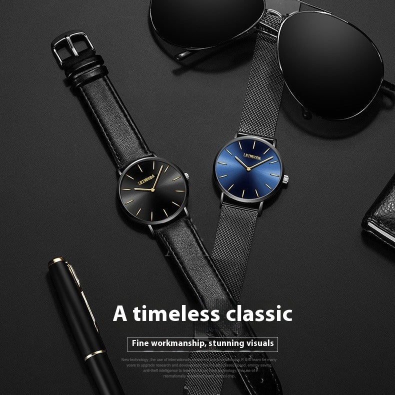 Quartz Watch Simple Men's Watch