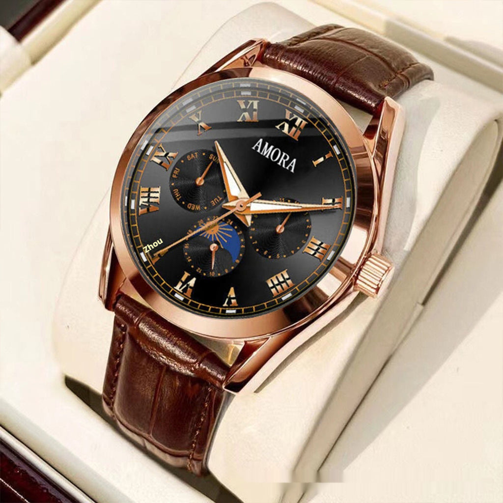 Luminous Quartz Nonmechanical Watch With Water Resistance