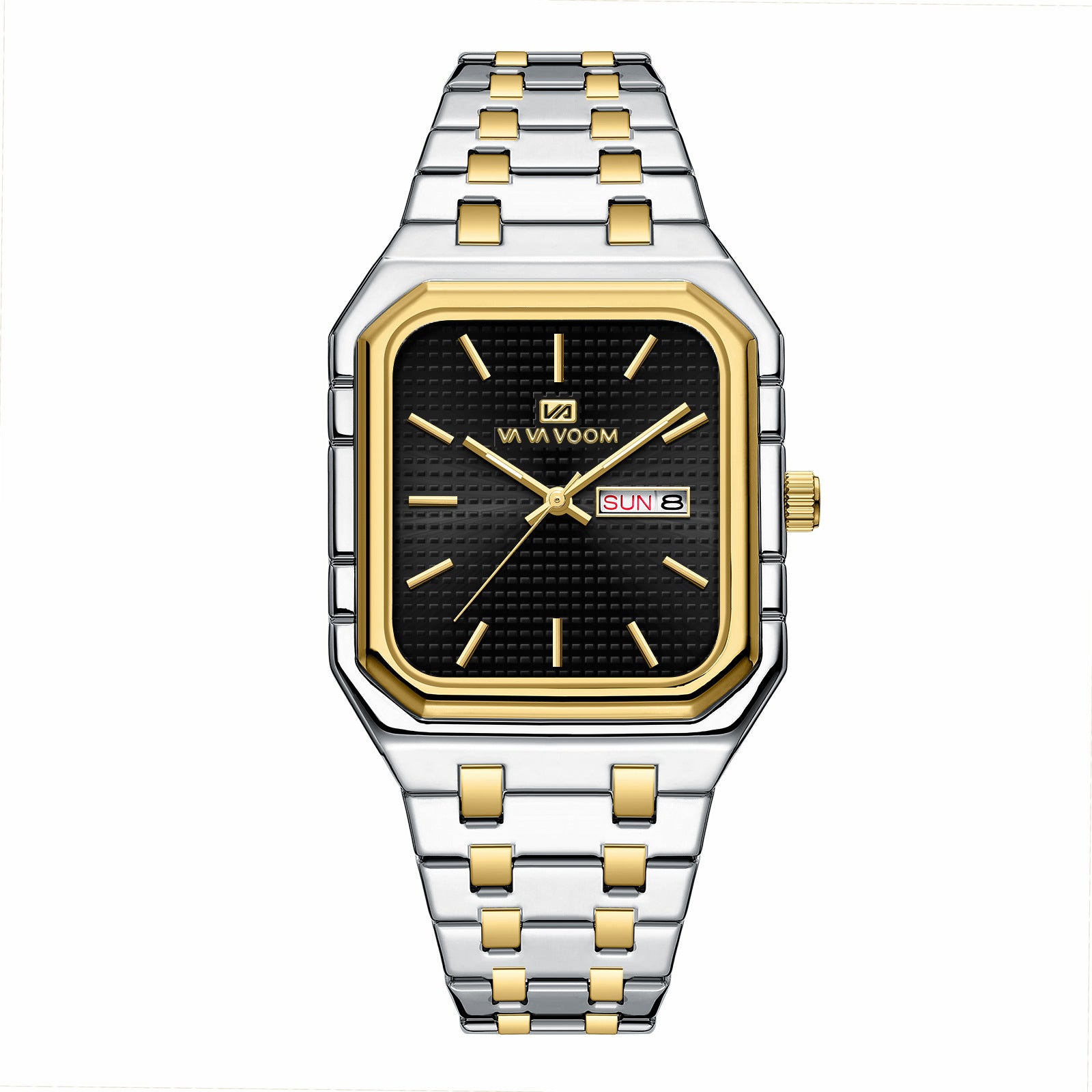 Mens Casual Stylish Luminous Square Watch
