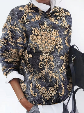 Autumn And Winter Printed Pullover Sweatshirts