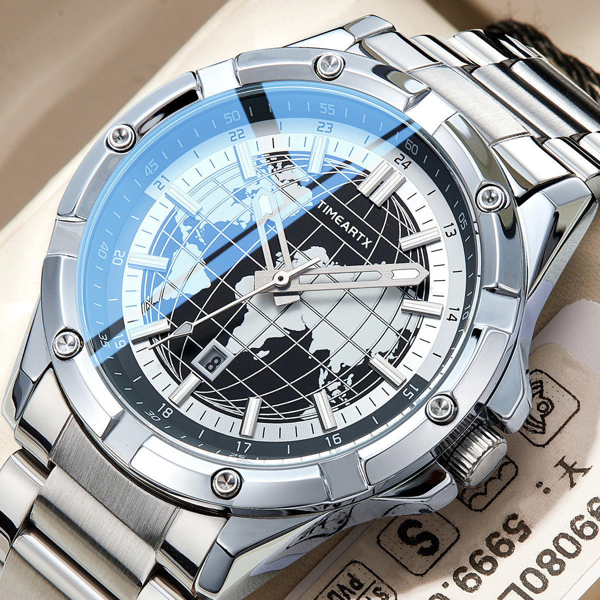 Luminous, Water-resistant Earth Quartz Watch