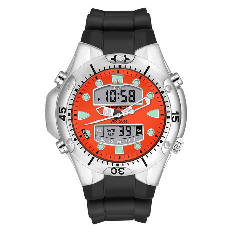 Sports Multifunctional Outdoor Waterproof Large Dial Watch