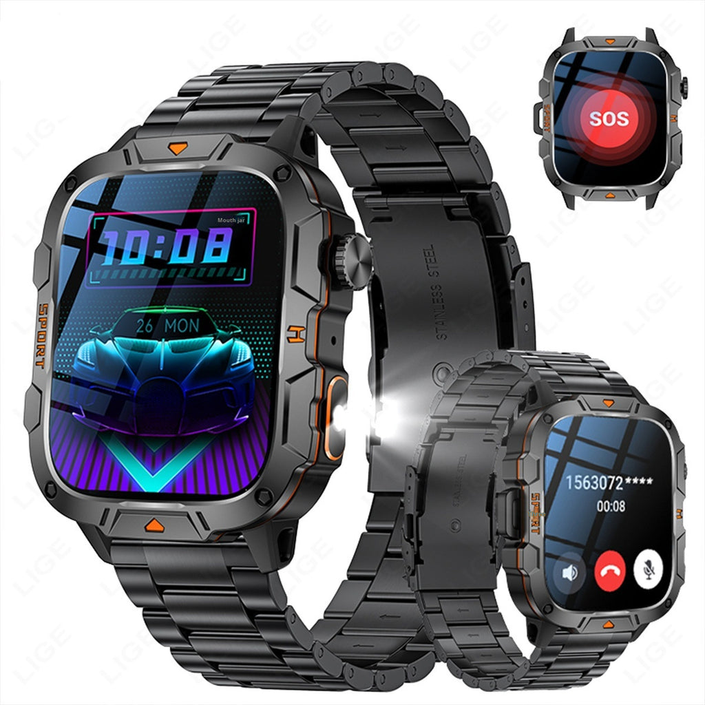 Square Large Screen Multi-function Sports Running Heart Rate Smart Watch