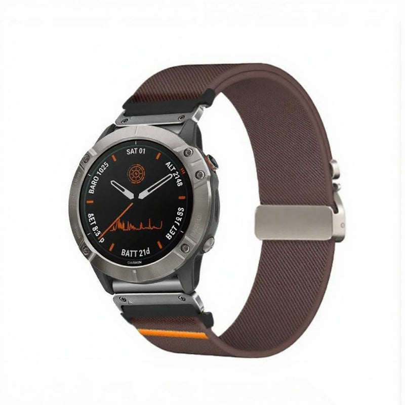 Elastic String Fabric Woven Men Watch Strap