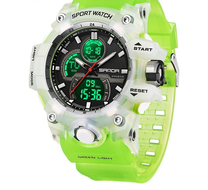 Dried Shrimp Cool Personality Student Fashion Sports Waterproof Electronic Watch