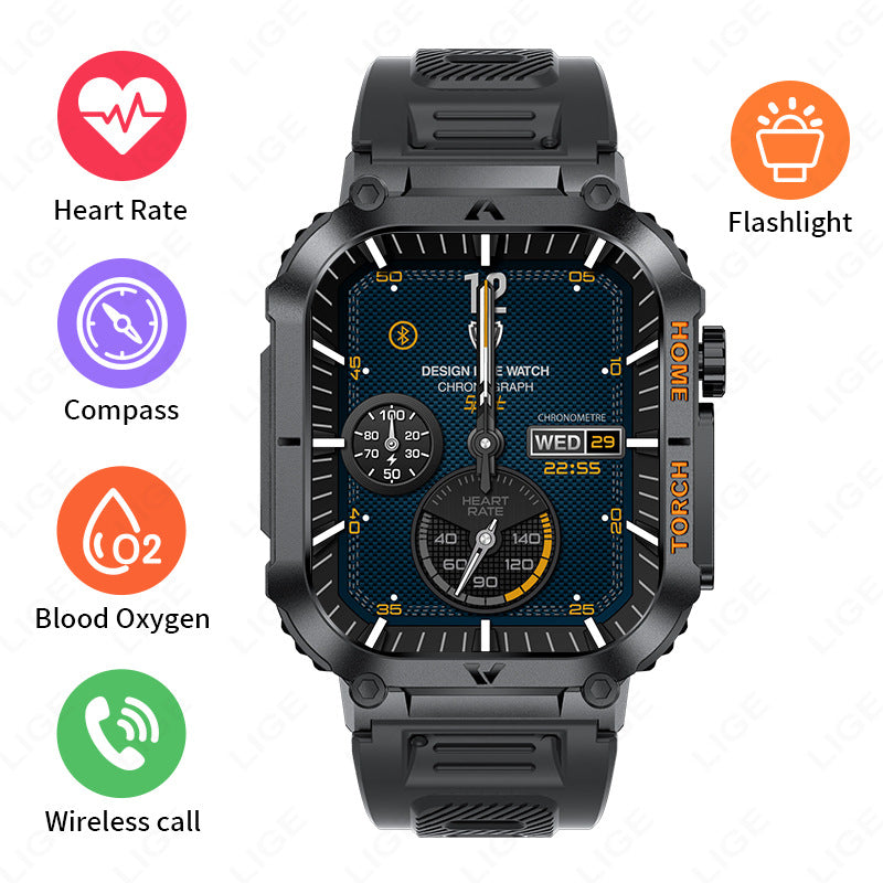 Blood Pressure Health Monitoring Smart Sports Watch
