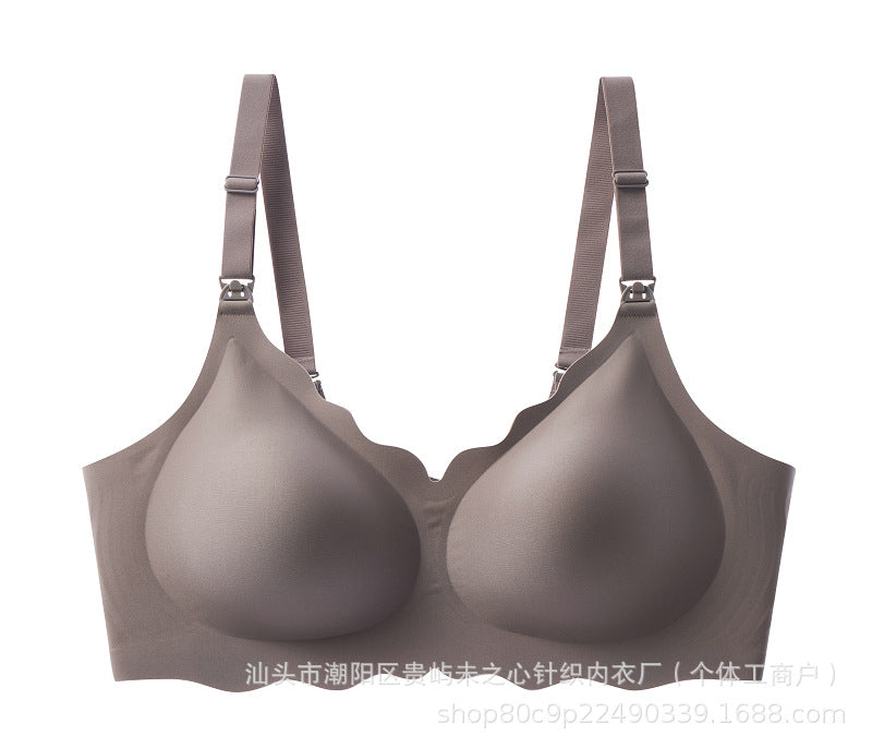 Nursing Bras For Breastfeeding, Wavy, Seamless, Comfortable, Maternity