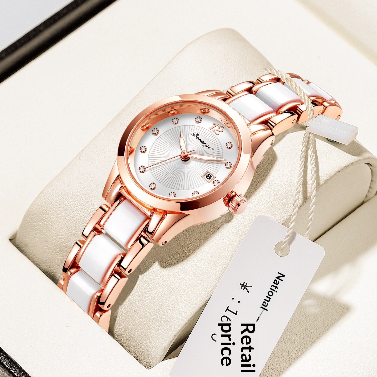 Best-selling Womens Watch A Stylish Water-resistant Ceramic Timepiece With A Minimalist Design