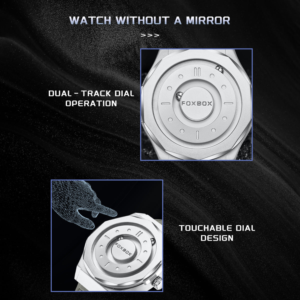 Quartz Watch With A Personalized Magnetic Ball Design