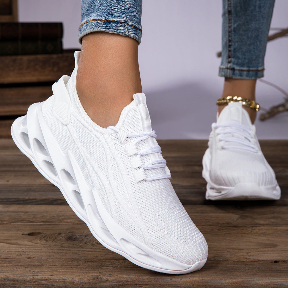 Unisex Mesh Casual Shoes With Soft Soles