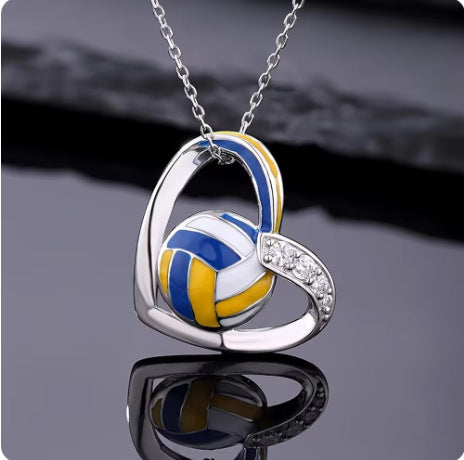 Fashionable, Versatile Sports Accessory Pendant Necklace
