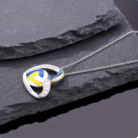 Fashionable, Versatile Sports Accessory Pendant Necklace