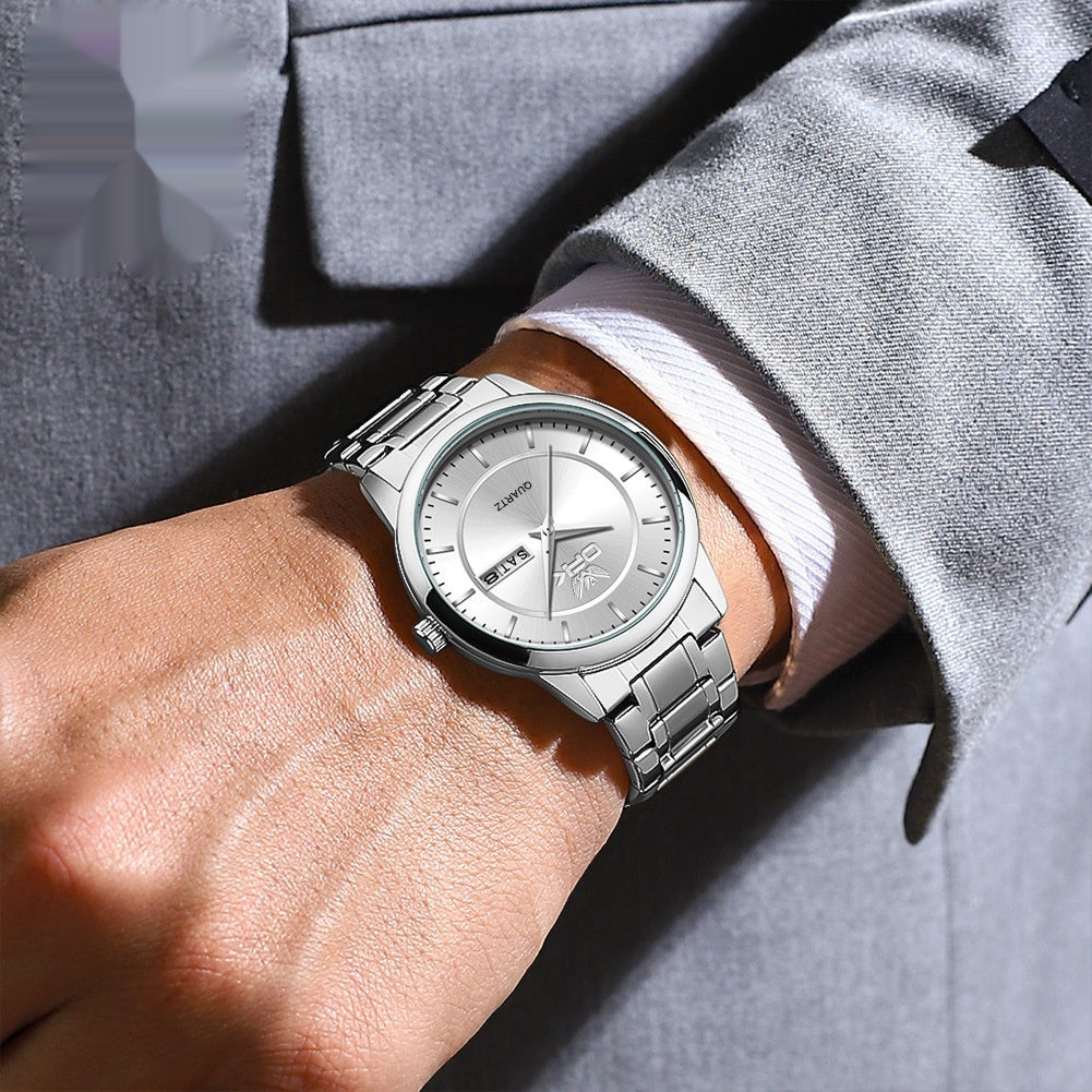 Fashionable Calendar Luminous Waterproof Quartz Watch