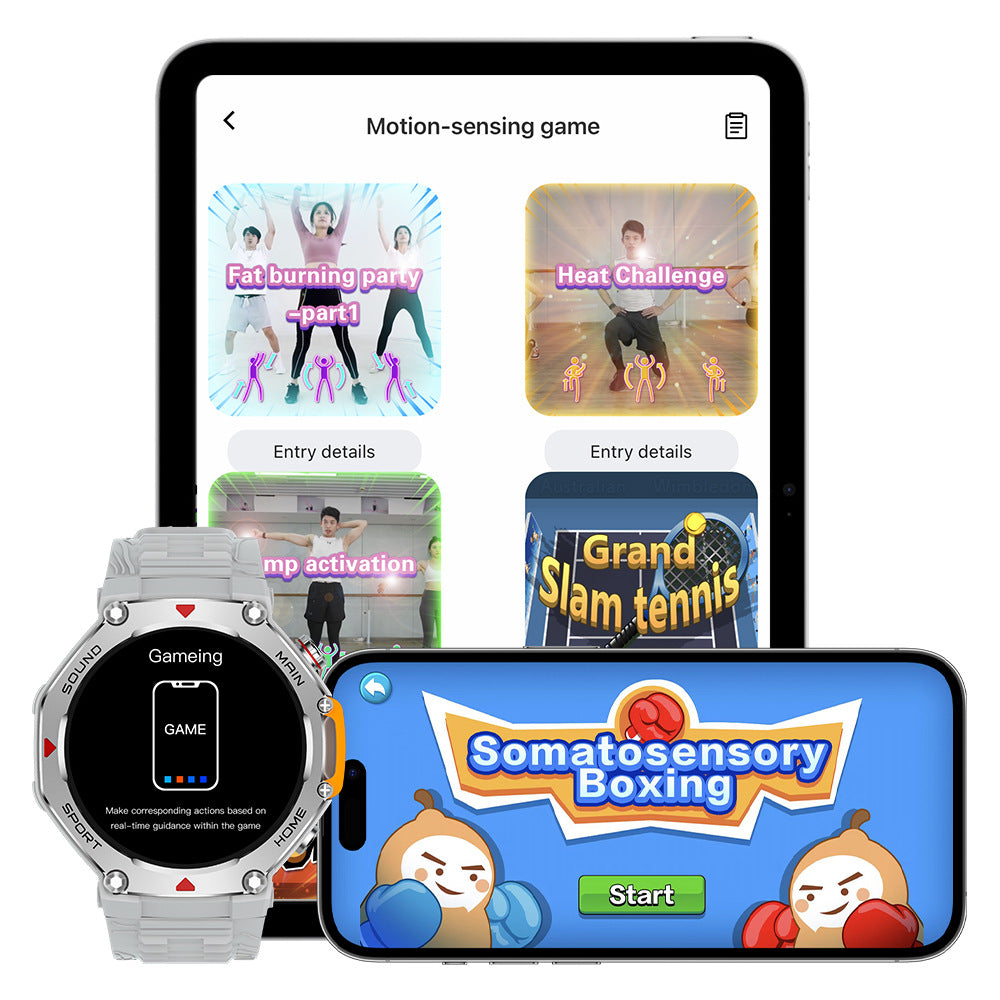 New 5ATM Water-Resistant Sports Smartwatch