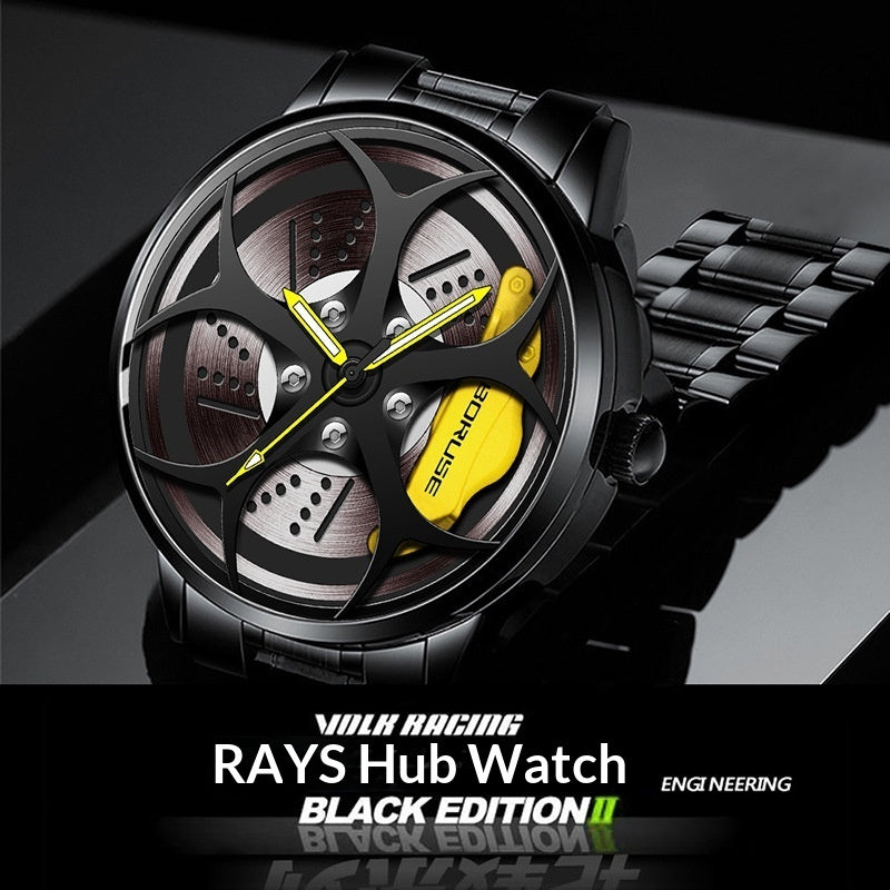 Mens Stainless Steel Watch Stylish Luminous Timepiece For Men