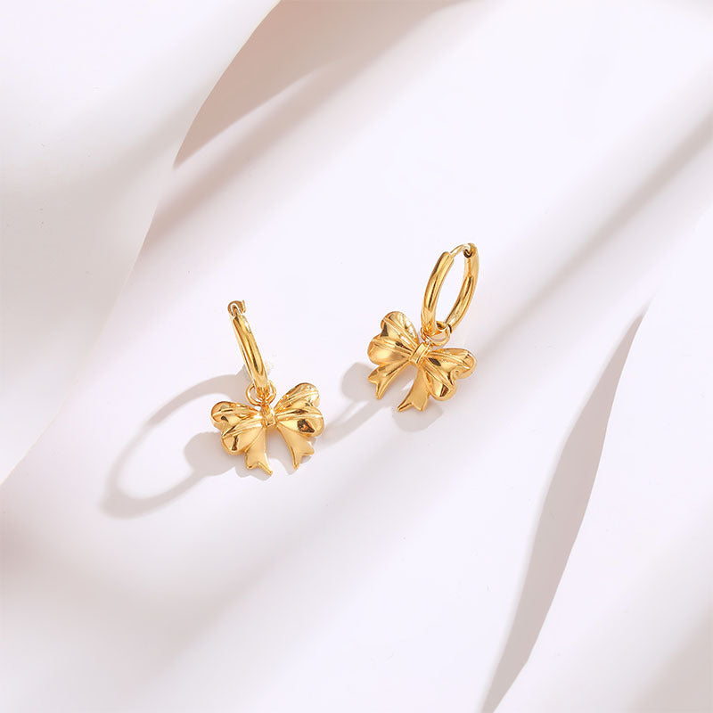 Butterfly Titanium Steel Earrings For Womensimple And Stylish