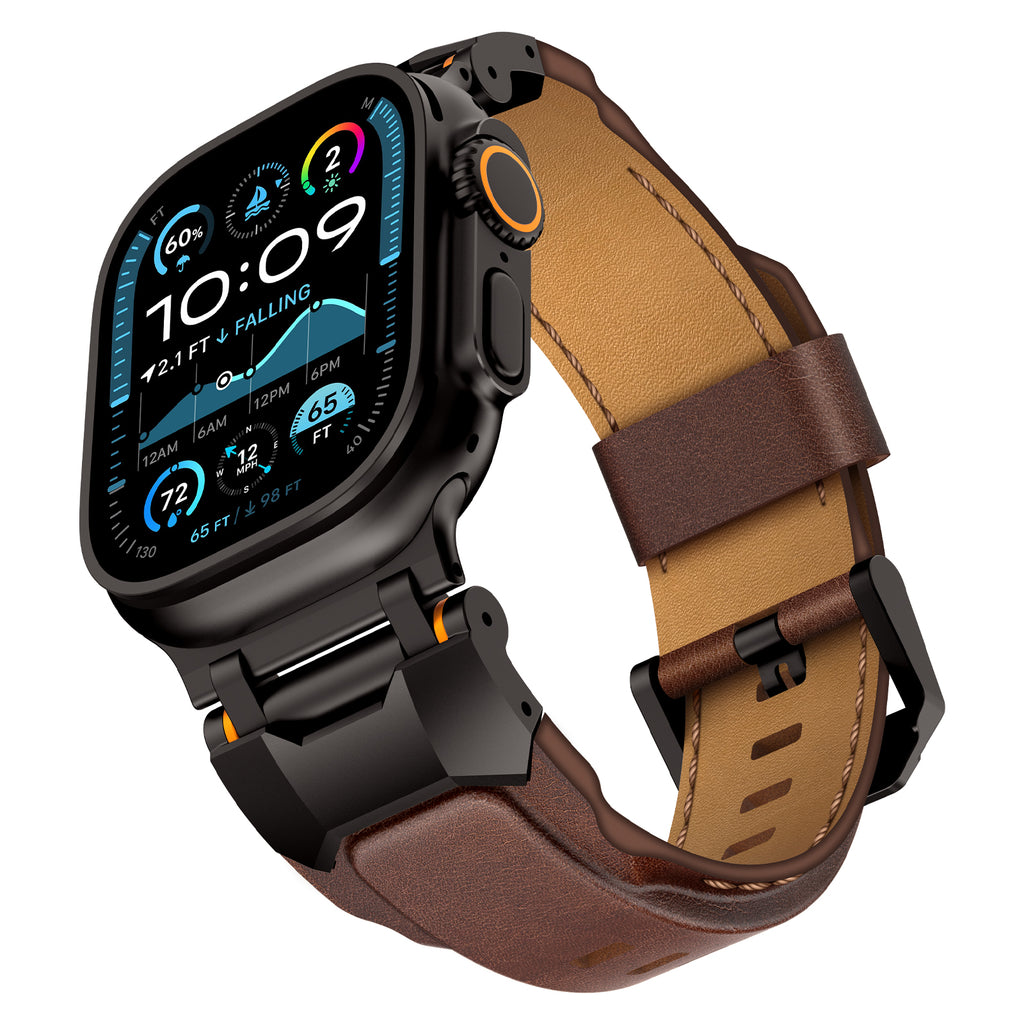 Vintage Men's Niche High-end Feel High-end Top Layer Cowhide Handmade Strap