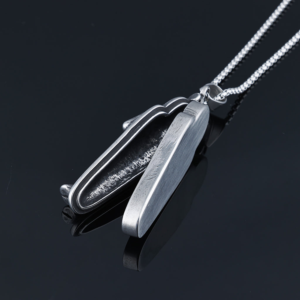 Vintage Titanium Steel Trendy Necklace In A Mummy Design