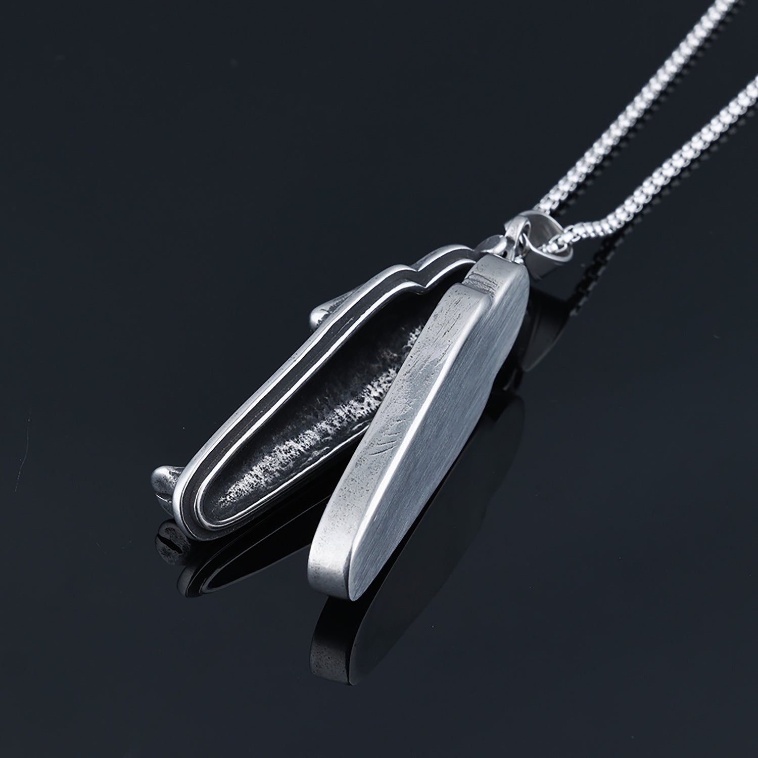 Vintage Titanium Steel Trendy Necklace In A Mummy Design