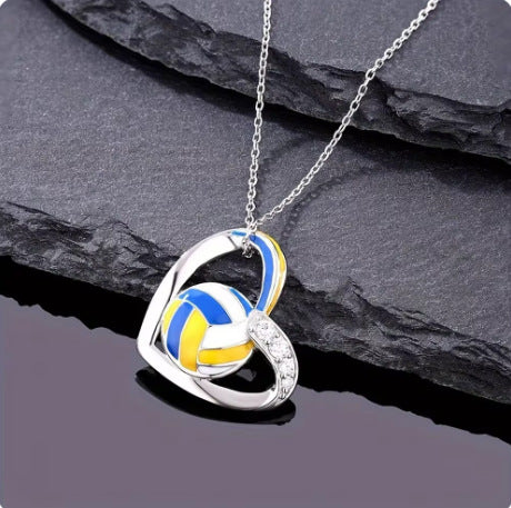 Fashionable, Versatile Sports Accessory Pendant Necklace