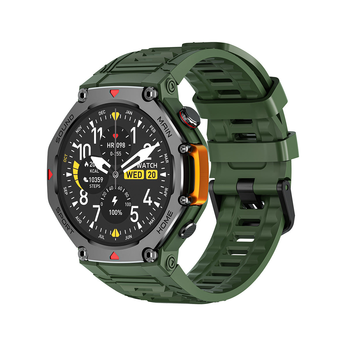 New 5ATM Water-Resistant Sports Smartwatch