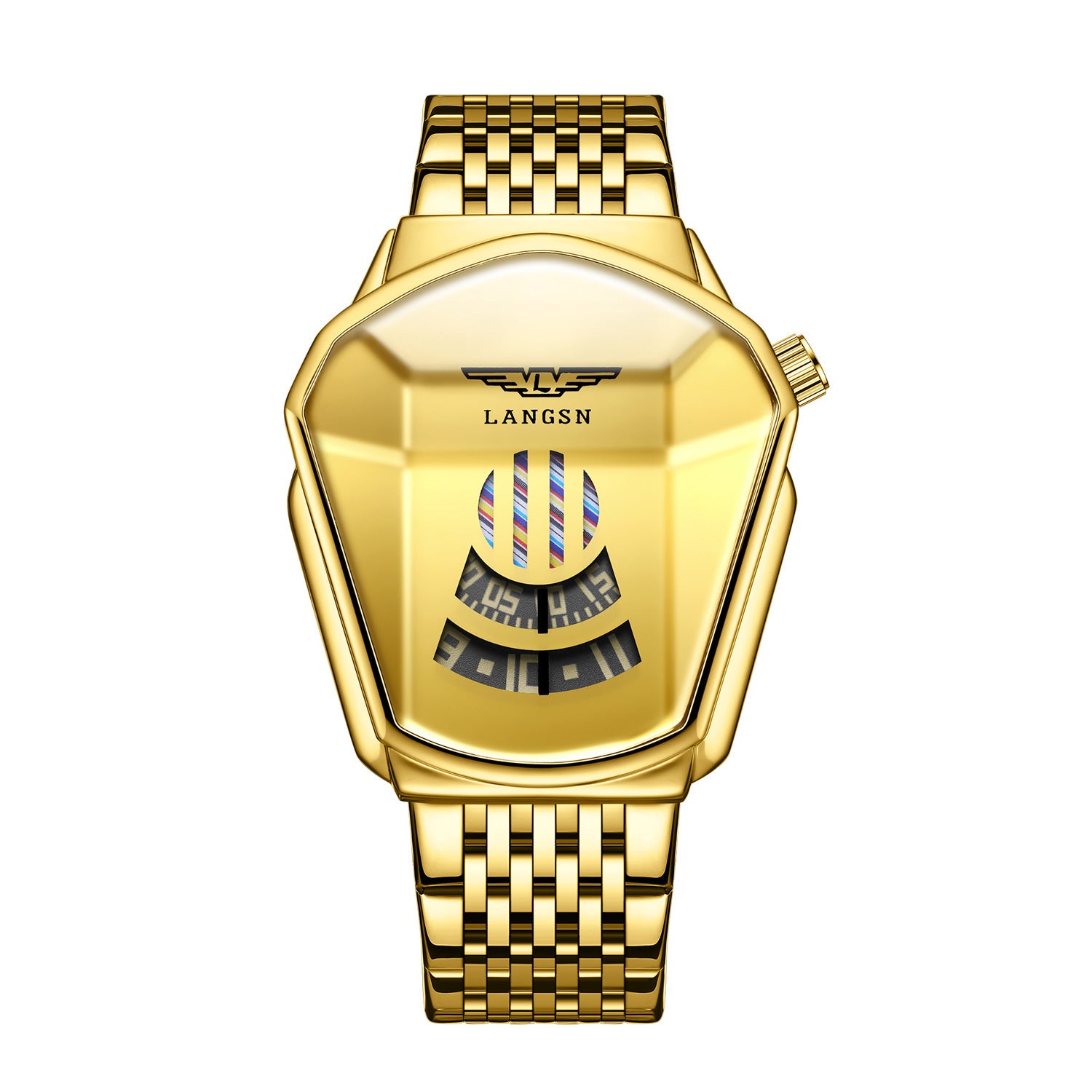 Personalized Motorcycle-style Waterproof Quartz Watch