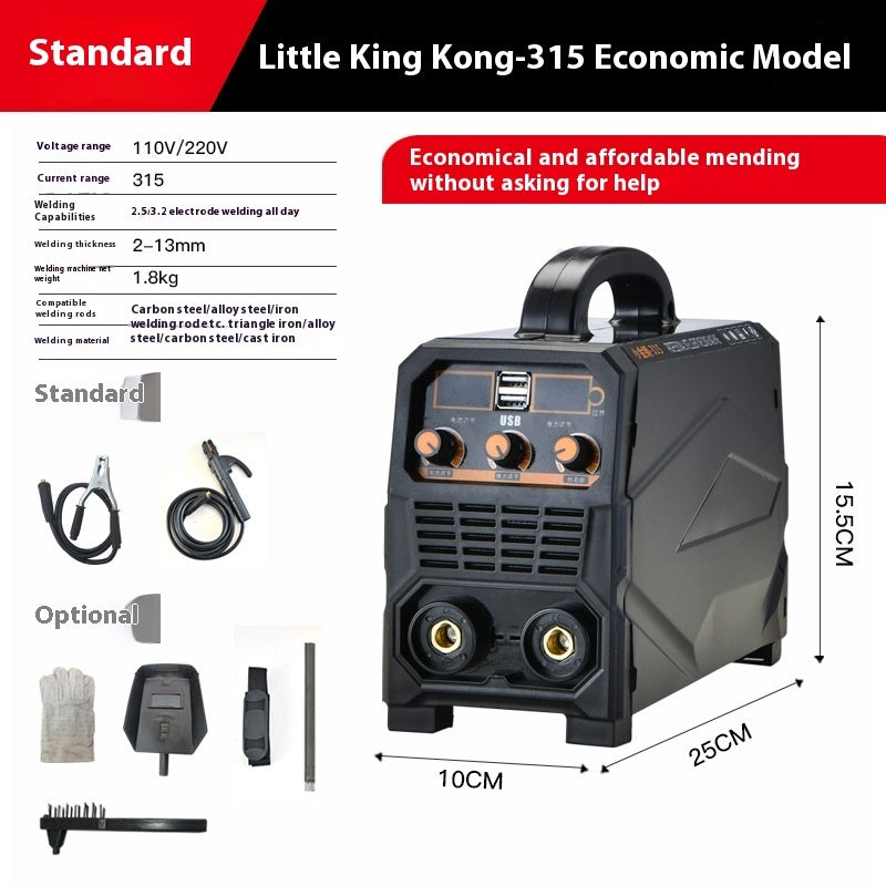 110V Digital Display Electric Welding Machine Household Portable Mini Spot-welder