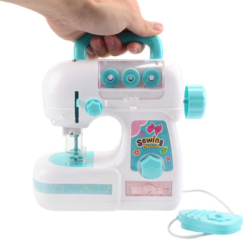 Girls' Electric Sewing Machine Small Household Appliances Toys Children's Playhouse Set Toys