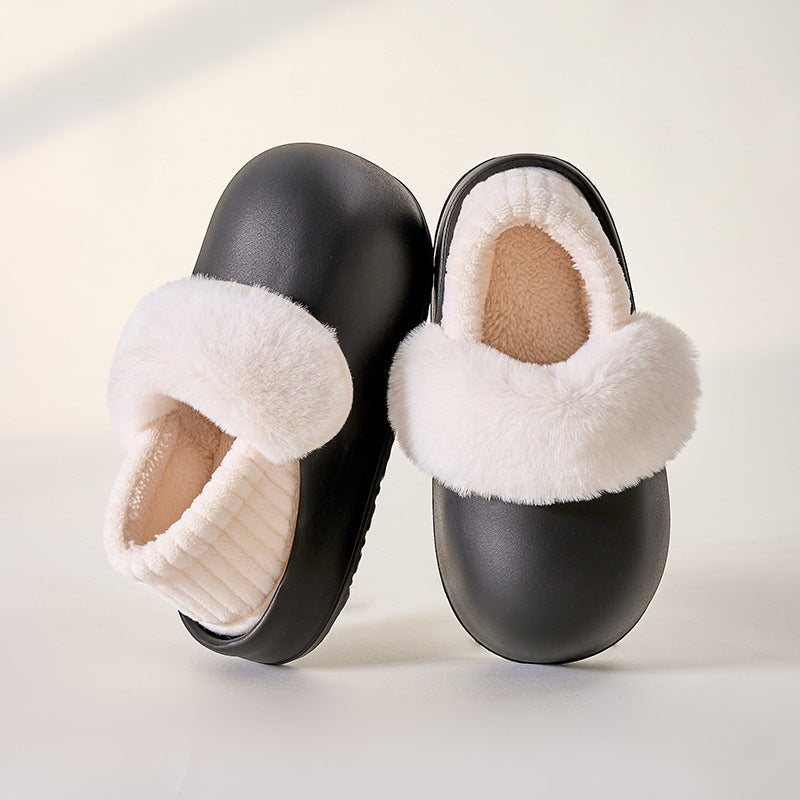 Mens Cotton Slippers That Are Waterproof And Detachable