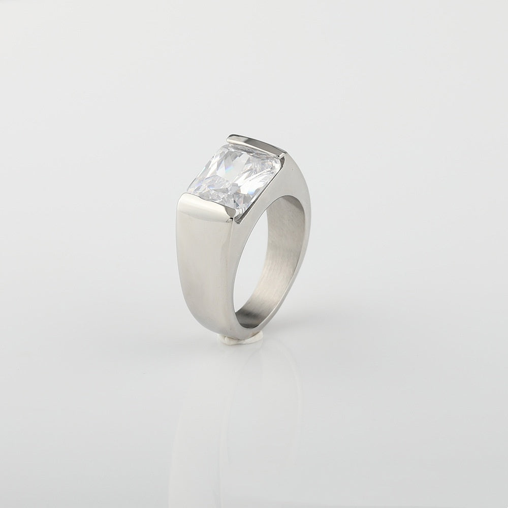 Stylish Womens Stainless Steel Ring