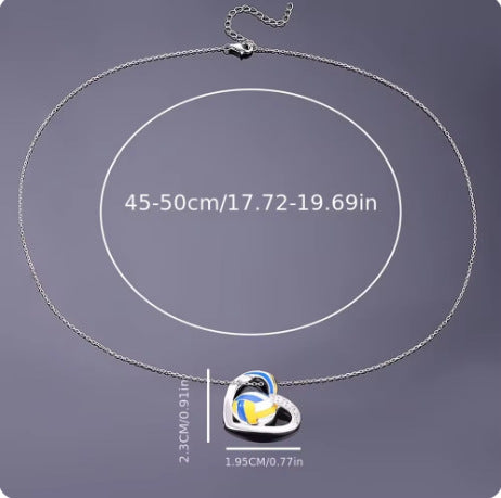 Fashionable, Versatile Sports Accessory Pendant Necklace