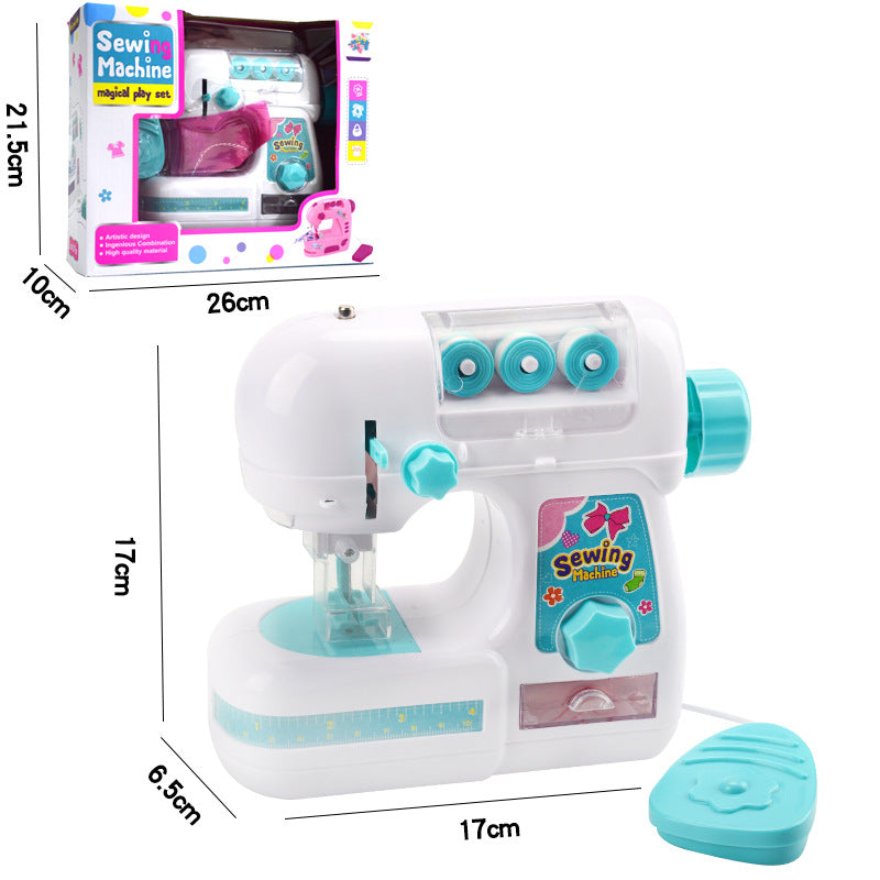 Girls' Electric Sewing Machine Small Household Appliances Toys Children's Playhouse Set Toys